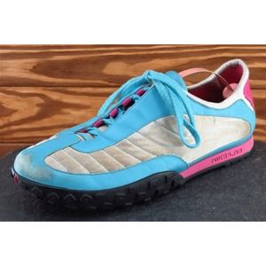 Nike Lab Women Size 8 B Blue Fashion Sneakers Leather‎